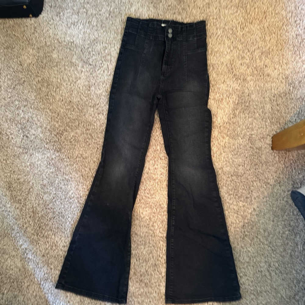 We The Free Dark Flare Jeans